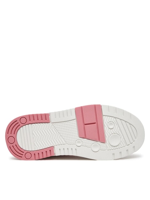 TH BROOKLYN Plateau-Sneaker aus Leder Preppy-Rosa - Damenschuhe