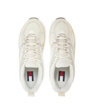 TOMMY HILFIGER ARCHIVE '97 Laufschuhe aus Leder und Stoff Elfenbein - Damenschuhe - 4