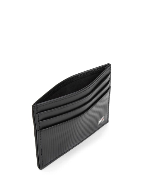 TH FLAG Leder-Kartenhalter Schwarz - Brieftaschen Herren