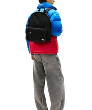 TOMMY HILFIGER TJ ESS DAILY Rucksack Schwarz - Rucks&auml;cke f&uuml;r Schule &amp; Freizeit - 4