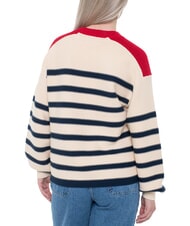 TOMMY HILFIGER TH Leichter Pullover mit Laternen&auml;rmeln - Damenpullover