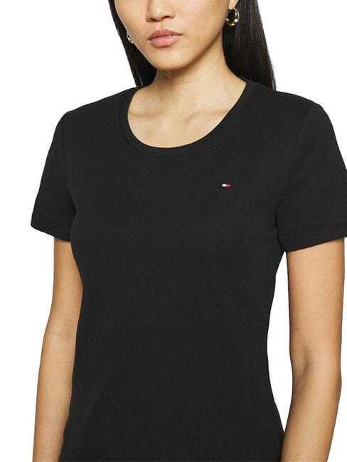 TH Kurz&auml;rmeliges T-Shirt mit Rundhalsausschnitt blauer Denim - T-Shirts und Tops f&uuml;r Damen