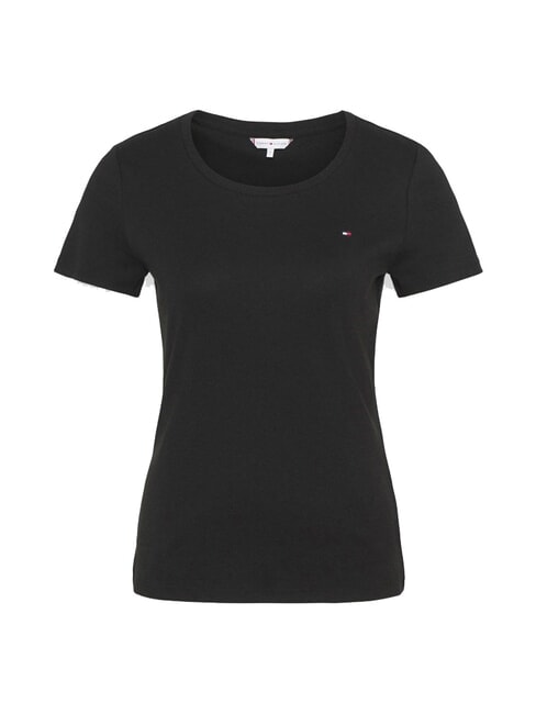 TH Kurz&auml;rmeliges T-Shirt mit Rundhalsausschnitt blauer Denim - T-Shirts und Tops f&uuml;r Damen