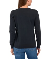 TOMMY HILFIGER TH Damenpullover mit V-Ausschnitt ck schwarz - Damenpullover - 2