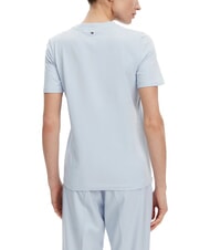 TOMMY HILFIGER TH Kurzarm-T-Shirt in regul&auml;rer Passform luftiges Blau - T-Shirts und Tops f&uuml;r Damen - 2