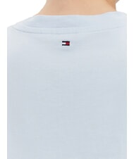 TOMMY HILFIGER TH Kurzarm-T-Shirt in regul&auml;rer Passform luftiges Blau - T-Shirts und Tops f&uuml;r Damen - 4