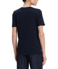 TOMMY HILFIGER TH Kurzarm-T-Shirt in regul&auml;rer Passform dunkle Nachtmarine - T-Shirts und Tops f&uuml;r Damen - 2