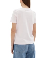 TOMMY HILFIGER TH Kurz&auml;rmeliges T-Shirt mit Aufdruck Hellrosa - T-Shirts und Tops f&uuml;r Damen - 2