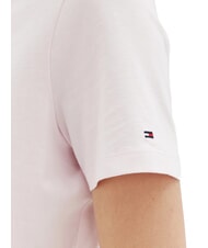 TOMMY HILFIGER TH Kurz&auml;rmeliges T-Shirt mit Aufdruck Hellrosa - T-Shirts und Tops f&uuml;r Damen - 4