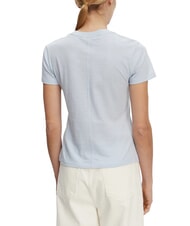 TOMMY HILFIGER SLUB Kurz&auml;rmeliges Baumwoll-T-Shirt luftiges Blau - T-Shirts und Tops f&uuml;r Damen - 2