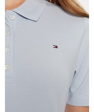 TOMMY HILFIGER TH 1985 Kurzarm-Poloshirt f&uuml;r Damen luftiges Blau - Damen-Polo-Shirts/Damen-Polo-Shirt/Damenpoloshirt/Damenpoloshirts - 4