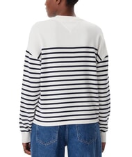 TOMMY HILFIGER VARSITY Baumwollpullover mit Rundhalsausschnitt und Logo - Damenpullover