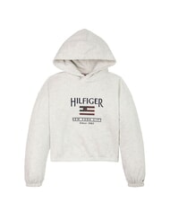 TOMMY HILFIGER KIDS BIMBA Pailletten-Patch-Hoodie Schneewei&szlig;es Heidekraut - Sweatshirts Kinder - 4