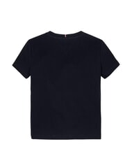 TOMMY HILFIGER KIDS BIMBA Baumwoll-T-Shirt mit Glitzerdruck dunkle Nachtmarine - Kinder-T-Shirt - 5
