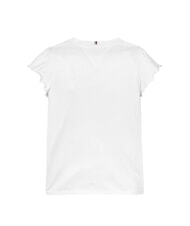 TOMMY HILFIGER KIDS BIMBA Kurz&auml;rmeliges T-Shirt mit Locken Wei&szlig; - Kinder-T-Shirt - 4