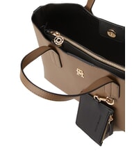 TOMMY HILFIGER TH ICON Handtasche mit Schulterriemen Nordisches Taupe - Damentaschen - 3