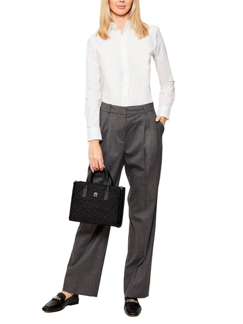 TH CITY Handtasche mit Schulterriemen Schwarz - Damentaschen