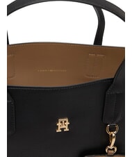 TOMMY HILFIGER TH ICON Handtasche mit Schulterriemen Schwarz - Damentaschen - 4