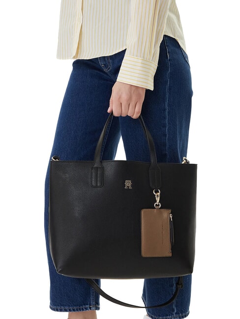 TH ICON Handtasche mit Schulterriemen Schwarz - Damentaschen