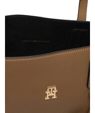 TOMMY HILFIGER TH ICON Handtasche mit Schulterriemen Nordisches Taupe - Damentaschen - 4