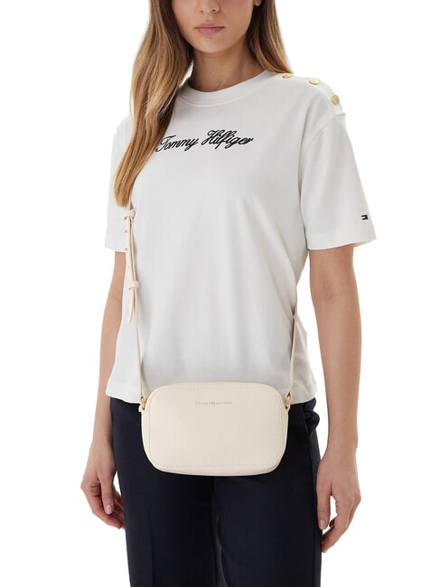 TH LOGO Mini-Schultertasche Musselin - Damentaschen