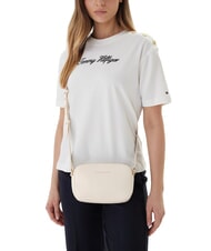 TOMMY HILFIGER TH LOGO Mini-Schultertasche Musselin - Damentaschen - 5