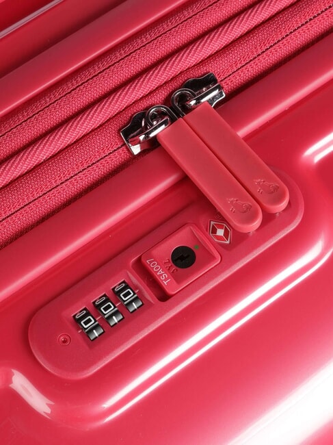 LOGODUCK Gro&szlig;er, erweiterbarer Trolley Himbeere - Harte Trolleys