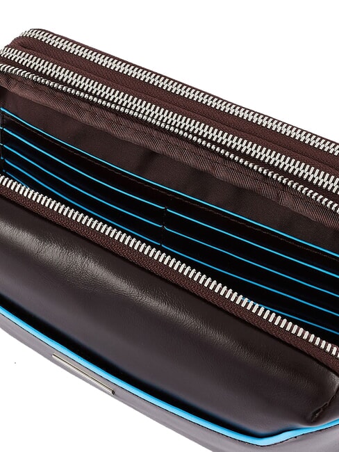 BLUE SQUARE Leder-Kartenetui MAHAGONI - Brieftaschen Herren