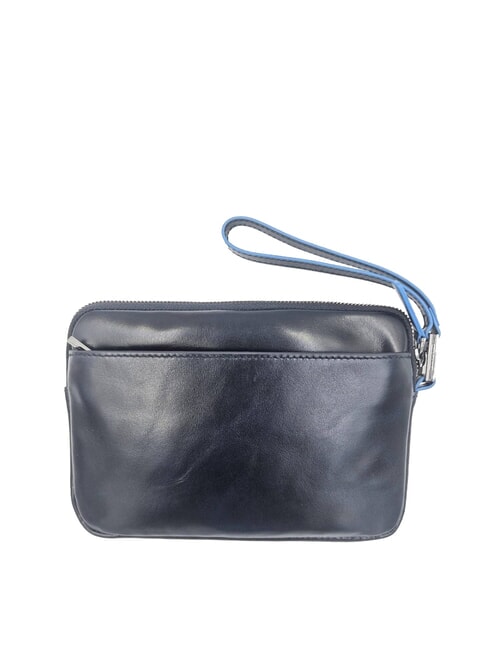 BLUE SQUARE Leder-Kartenetui Blau - Brieftaschen Herren