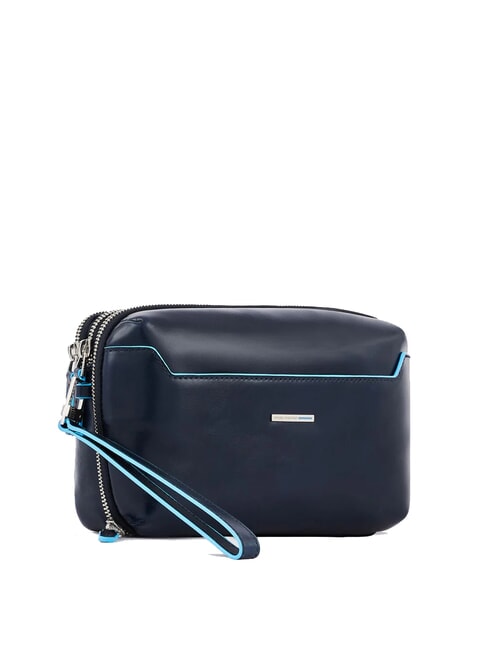 BLUE SQUARE Leder-Kartenetui Blau - Brieftaschen Herren