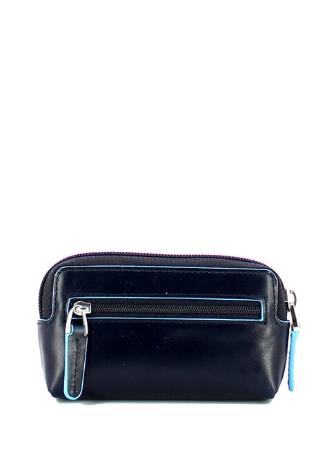 BLUE SQUARE Schl&uuml;sseletui aus Leder Blau - Schl&uuml;sselanh&auml;nger und Schl&uuml;sseletuis