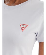 GUESS MINI TRIANGLE Schmal geschnittenes T-Shirt Atemwege blau - T-Shirts und Tops f&uuml;r Damen - 3
