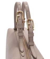 FURLA DOUBLE Ledertasche mit Schulterriemen Leinen - Damentaschen - 3