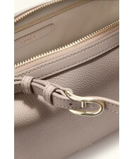 FURLA DOUBLE Ledertasche mit Schulterriemen Leinen - Damentaschen - 4