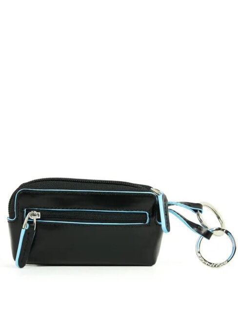 BLUE SQUARE Schl&uuml;sseletui aus Leder Schwarz - Schl&uuml;sselanh&auml;nger und Schl&uuml;sseletuis