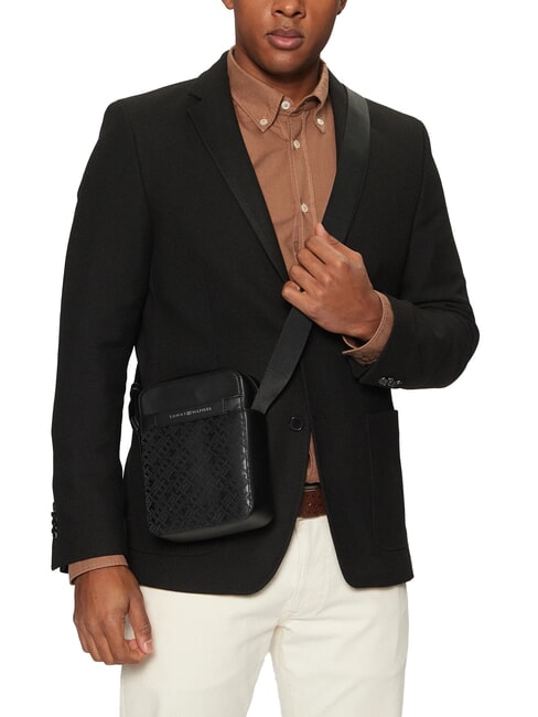 TH MONOGRAM Kleine Handtasche Schwarz - Umh&auml;ngetaschen Herren