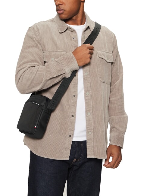 TH Kleine Handtasche Schwarz - Umh&auml;ngetaschen Herren