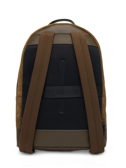 TH CASUAL SUEDE Lederrucksack f&uuml;r 15-Zoll-Laptop K&uuml;stentaupe - PC-Rucks&auml;cke