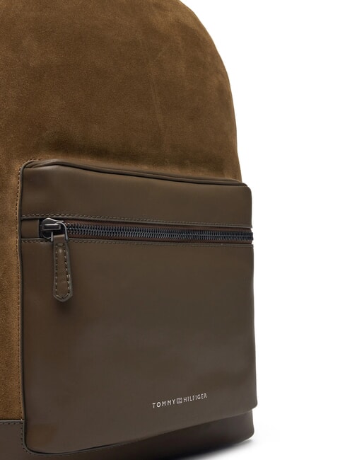 TH CASUAL SUEDE Lederrucksack f&uuml;r 15-Zoll-Laptop K&uuml;stentaupe - PC-Rucks&auml;cke