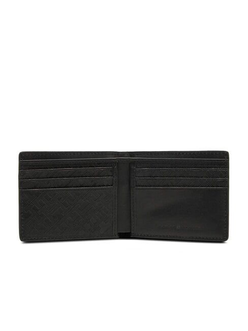 TH MONOGRAM MINI Ledergeldb&ouml;rse Schwarz - Brieftaschen Herren