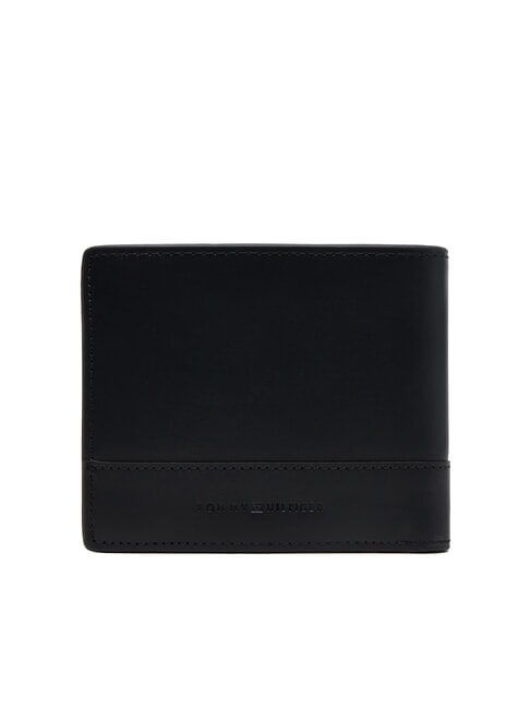 TH CORP Ledergeldb&ouml;rse mit M&uuml;nzfach Schwarz - Brieftaschen Herren