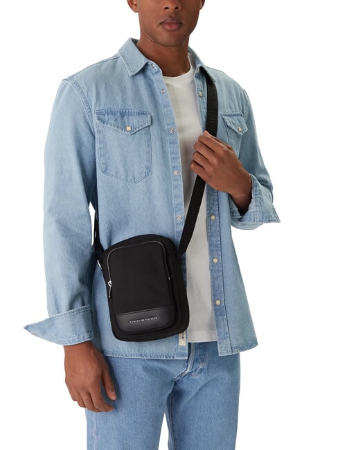 TH Mini-Reportertasche Schwarz - Umh&auml;ngetaschen Herren