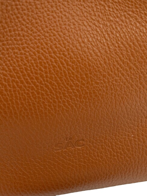 ALICE Lederhandtasche mit Schultergurt dunkles Leder - Damentaschen