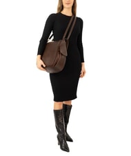 LESAC TRIO Rucksack aus Nappaleder Kaffee - Damentaschen - 5