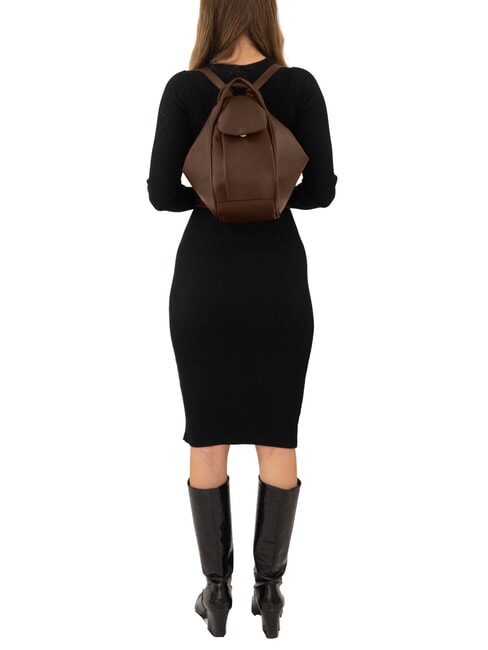 TRIO Rucksack aus Nappaleder Kaffee - Damentaschen