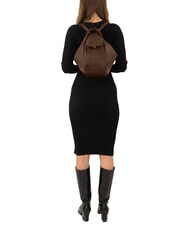 LESAC TRIO Rucksack aus Nappaleder Kaffee - Damentaschen - 6