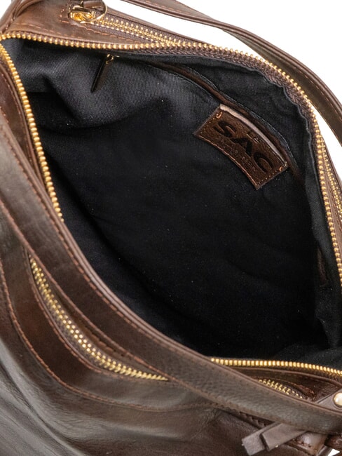 TRIO Rucksack aus Nappaleder Kaffee - Damentaschen