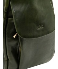 LESAC TRIO Rucksack aus Nappaleder Gr&uuml;n - Damentaschen - 7
