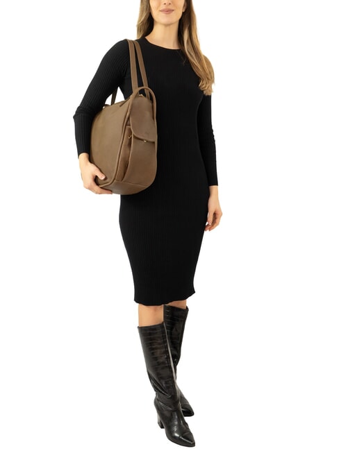 TRIO Rucksack aus Nappaleder Turteltaube - Damentaschen