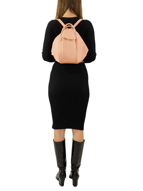 TRIO Rucksack aus Nappaleder Lachs - Damentaschen